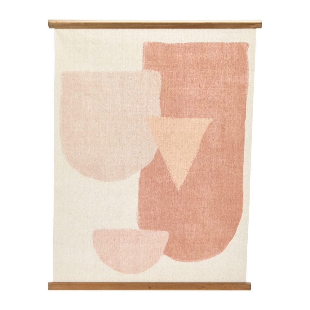 3026 Modern Boho Wood Scroll Wall Décor